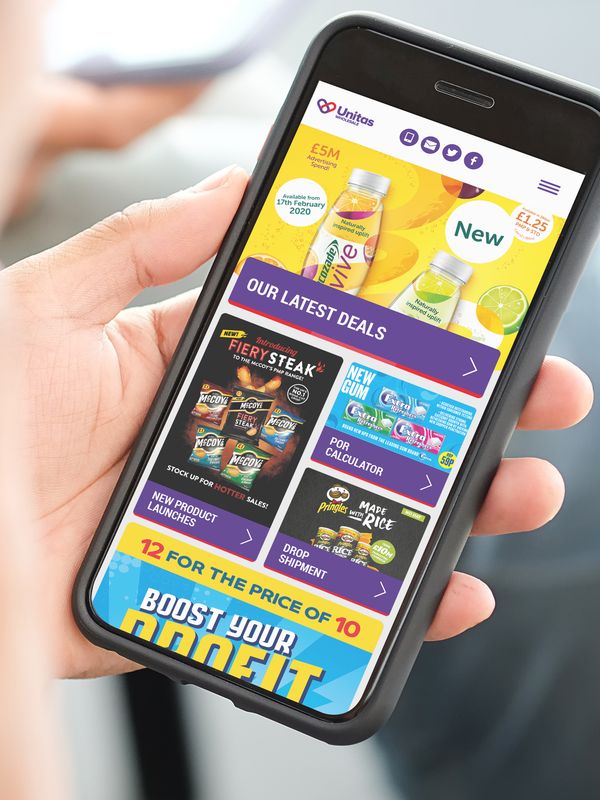 The Plan for Profit app on a phone, showing deals for retailers