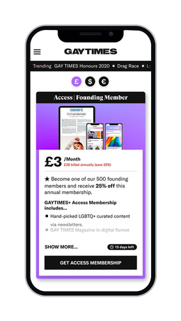 Access membership on a phone