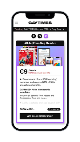 All-in membership on a phone