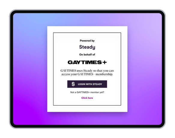 Steady login on a tablet