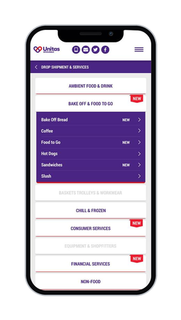 Drop-shipment menu
